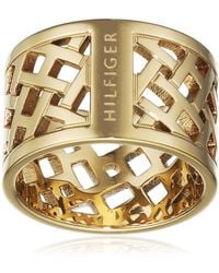 Tommy Hilfiger - Jewelry -Ring Classic Signature Edelstahl - Lyst