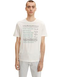 Tom Tailor - T-Shirt mit Print 1032906 - Lyst