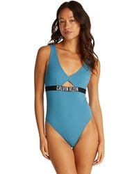 Calvin Klein - Maillot de Bain One Piece Dos Nu - Lyst