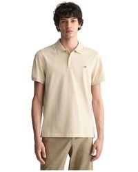 GANT - Regular Shield Pique Polo Shirt - Lyst