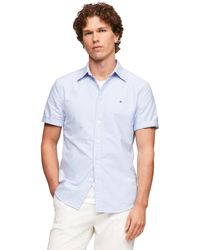 Tommy Hilfiger - Heritage Oxford Gingham Regular Short Sleeve Shirts - Lyst