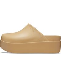 Crocs™ - Dylan Platform Clog Wheat Size 2 Uk - Lyst