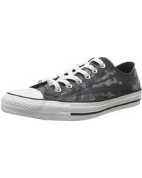 Converse - Adult Chuck Taylor All Star Tie Dye Ox Trainers 358360-55-81 Jean Black 4.5 Uk - Lyst