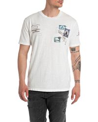 Replay - T-shirt da uomo in cotone a maniche corte - Lyst