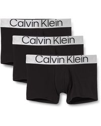 Calvin Klein - 3 Pack Trunks-Steel Cotton Bóxers - Lyst