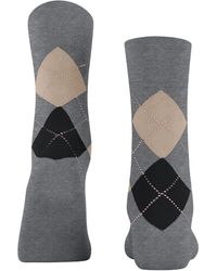 FALKE - Socken Sensitive Argyle W SO Baumwolle mit Komfortbund 1 Paar - Lyst