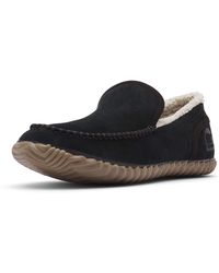 Sorel - Men's Dude Moc Shoes - Black, Black - Size 8 - Lyst