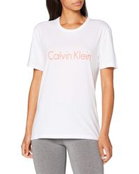 Calvin Klein S/s Crew Neck Top de Pijama - Blanco