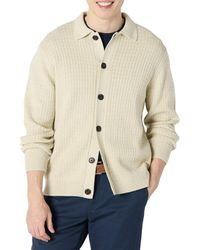 Amazon Essentials - Relaxed-fit Collared Cardigan Jumper - Lyst