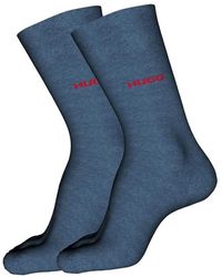 HUGO - Uni Colors Socks 2 Pairs Eu 39-42 Man - Lyst