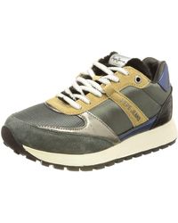 Pepe Jeans Denim London Dean Shion Sneaker in Blue - Save 55% - Lyst