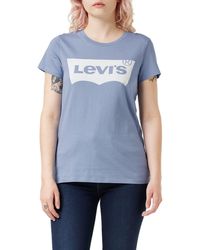 Levi's - The Perfect Tee T-Shirt Country Blue - Lyst
