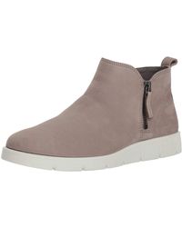 ecco bella low zip bootie