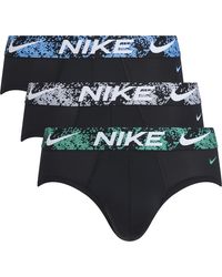 Nike - Slip da Uomo Confezione da 3 Pezzi Hip Brief Nero Taglia XS Codice 0000KE1155-GG1 - Lyst