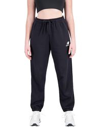 New Balance - New Baance Eentia Tacked Ogo French Terry Pant Back - Lyst