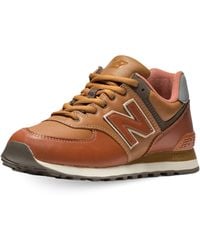 New Balance - Erwachsene Sneaker Low U 574 Braun 37,5 - Lyst