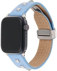 Ted Baker - Light Blue Leather Strap With Studs For Apple Watch® - Lyst