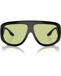 Oakley - A|x Armani Exchange Ax4143su Universal Fit Aviator Sunglasses - Lyst