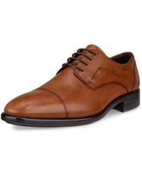 Ecco - Citytray Cap Toe Tie Oxford - Lyst