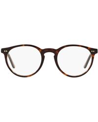 Polo Ralph Lauren Ph 2083 5007 Havana Striped Plastic Round Eyeglasses 46mm  in Black for Men - Save 1% - Lyst