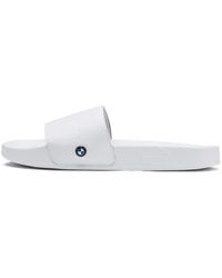 PUMA S BMW MMS Leadcat Slides White 13 - Bianco