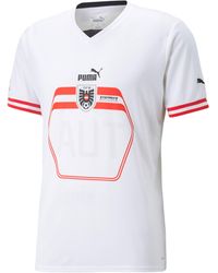 PUMA - 2022-2023 Austria Away Football Soccer T-shirt White - Lyst