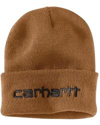Carhartt - Knit Insulated Logo Graphic Cuffed Beanie - Lyst