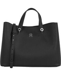 Tommy Hilfiger - Bolso con Emblema TH - Lyst