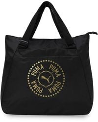 PUMA - At Ess Tote Bag Logo Love Borsa con Impugnatura - Lyst