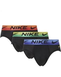 Nike - Hip Brief 3Pk Underwear Lot de 3 Slip en Dri-Fit Essential Micro - Lyst