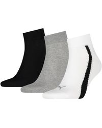 PUMA - Lifestyle Quarter Socks - Lyst