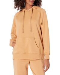 The Drop Renee Washed Fleece Slouchy Hoodie - Multicolour