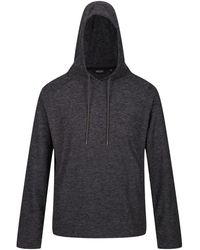 Regatta - S Edley Fleece Hooded Sweatshirt Hoody Dark Grey - Lyst