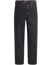 Levi's - Ribcage Straight Ankle Jeans,Soda Spring,25W / 29L - Lyst