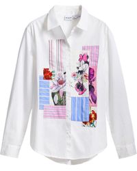 Desigual - Minnie Mouse Floral Shirt - Lyst