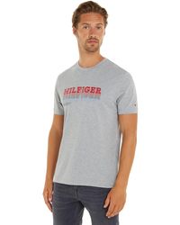 Tommy Hilfiger - Fade Hilfiger Tee MW0MW34377 T-Shirts ches Courtes - Lyst