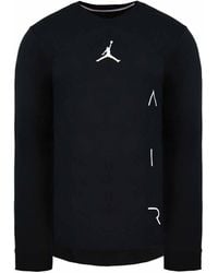 Nike - Air Jordan Standard Fit Long Sleeve Crew Neck Black S Top Db4367 010 - Lyst
