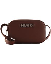 HUGO - Mel 2.0 Crossb. Zip Crossbody Bag - Lyst