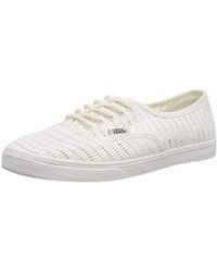 vans authentic low pro marshmallow trainers
