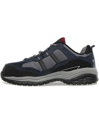 Skechers - For Work Soft Stride Grinnel Slip Resistant Work Shoe,navy/gray,7 M Us - Lyst