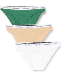 Calvin Klein - 3er Pack Slips Bikini Form mit Stretch - Lyst