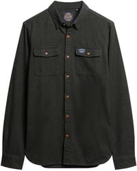 Superdry - Flannel Workwear Shirt R2-L/S Hemd - Lyst