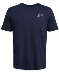 Under Armour - Sportstyle-Camiseta de ga Corta en el Pecho Izquierdo - Lyst