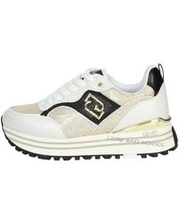 Liu Jo - Maxi Wonder 73 -Sneakers mit Pailletten/Pailletten Weiß - Lyst
