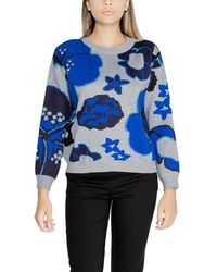 Desigual - Flat Knit Thin Gauge Pullover Sudadera - Lyst