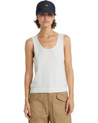 G-Star - Knits Lt wt Knitted Summer Tank top wmn - Lyst