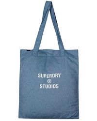 superdry blue bolsa