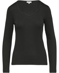 S.oliver - Feines Jersey-Longsleeve mit Rippstruktur schwarz 42 - Lyst