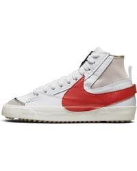 Nike - DD3111-102 Blazer Mid '77 Jumbo Sneaker Male White/Habanero RED-Rattan-White EU 41 - Lyst