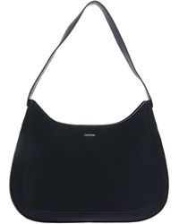 Calvin Klein - Borsa Hobo Donna Ck Must Plus Shoulder Bag Medium Piccola - Lyst